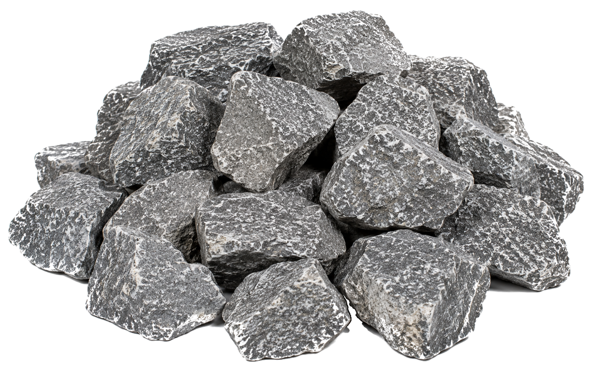 60mm crushed stone aggregate supplied by OM Group in Goa
