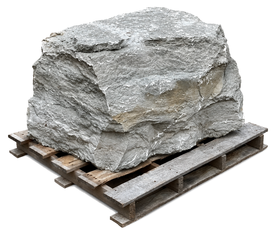 Boulder supplied by OM Group, shown for scale